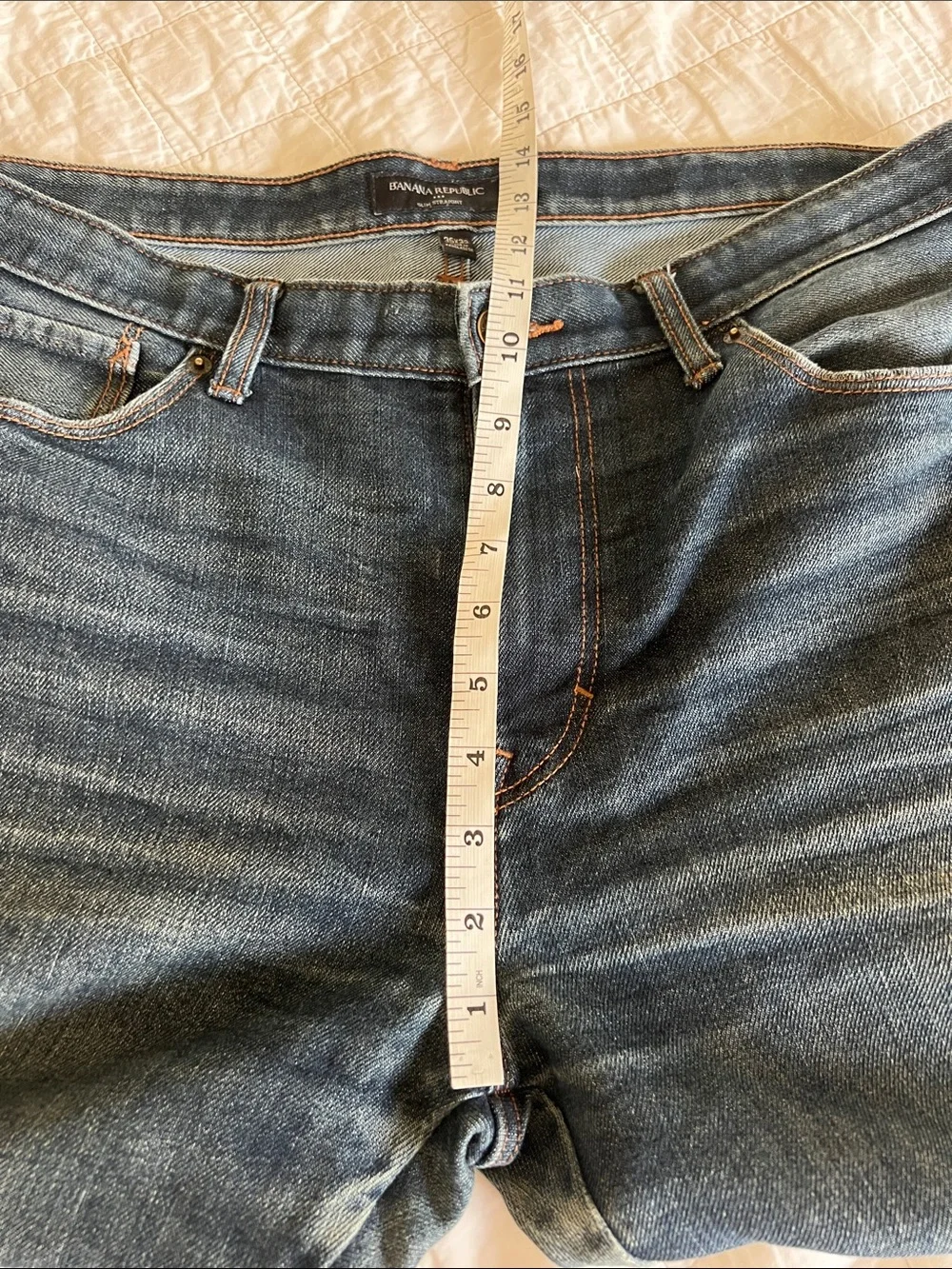 Banana republic men’s denim jeans, slim straight, 35/32